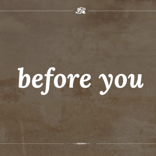 before you